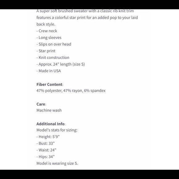 LAST XS! NWT Wildfox | Star Scatter Sweater - Picture 10 of 11